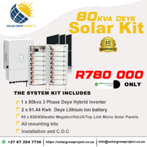 80kVA Deye Hybrid Solar System