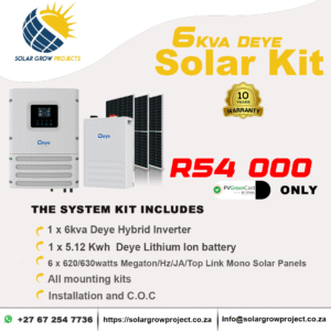 6 kva Deye Hybrid Solar system